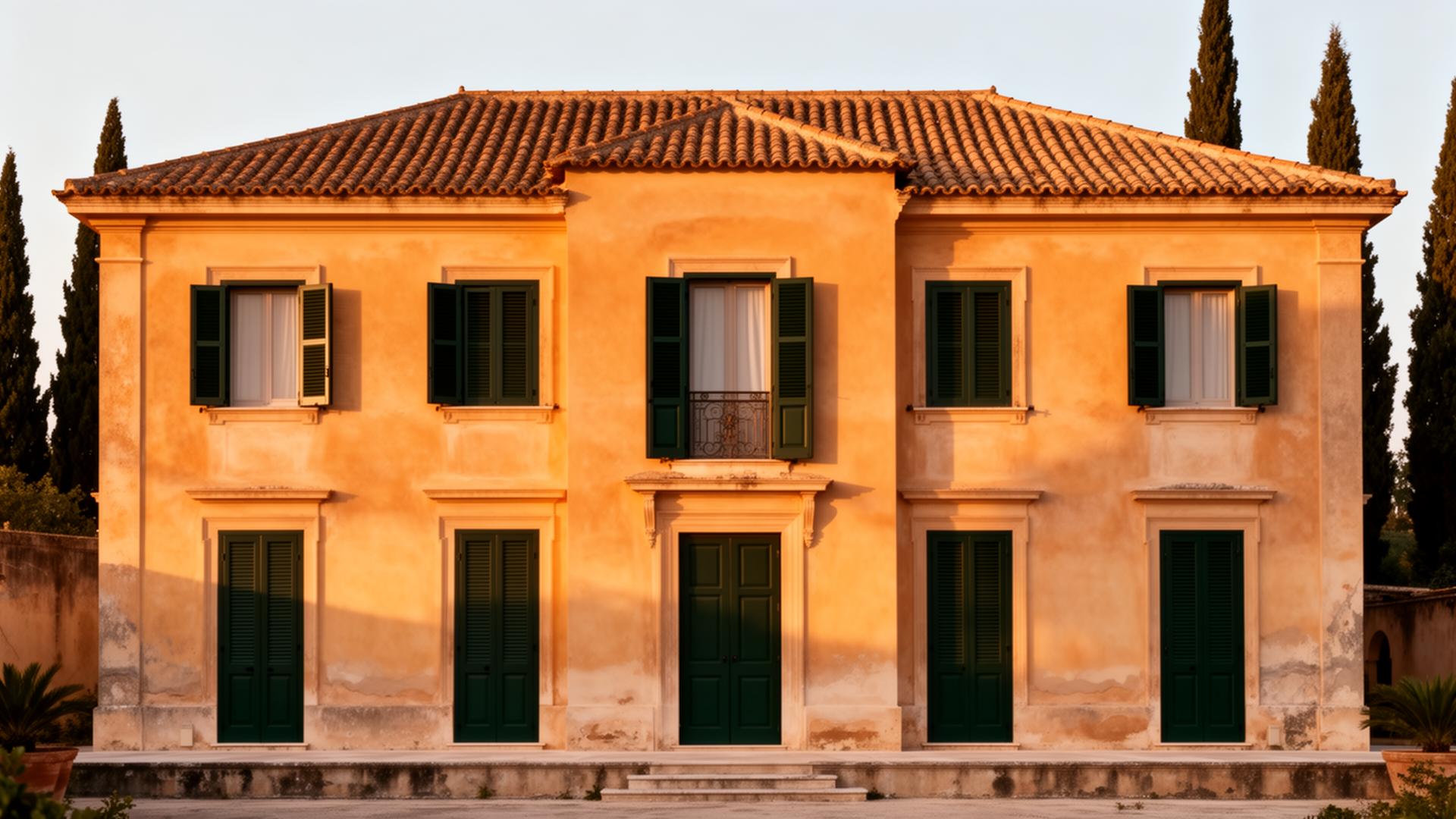 Casa mediterranea ristrutturata a Bagheria